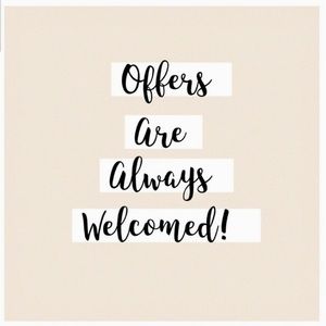 Offers are always welcome ;)